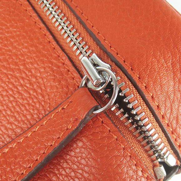 High Quality Replica Hermes Lindy 26CM Shoulder Bag Orange - Click Image to Close